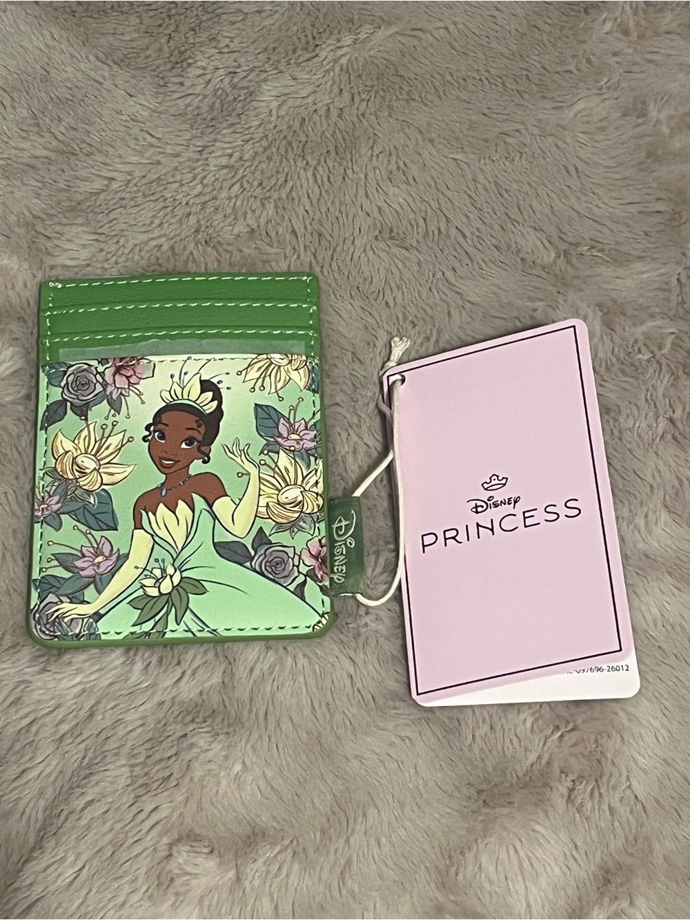Loungefly Disney Princess Tiana Green Floral Cardholder